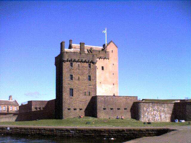 Broughty Castle, in Broughty Ferry.
