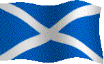 Saltire - or St.Andrew's Cross, flag of Scotland