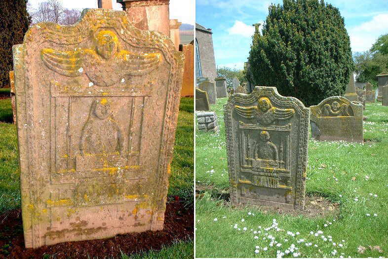 A gravestone considered one of the most noteworthy in Scotland,